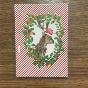 Festive Reindeer Holiday Notebook